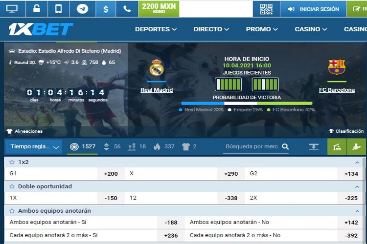 Real-Madrid-vs-Barcelona-en-1xBet