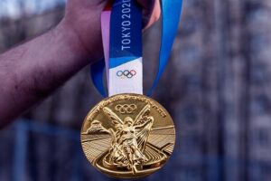 Medalla de oro futbol olimpico tokio