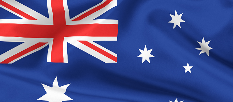 seleccion de australia y la bandera