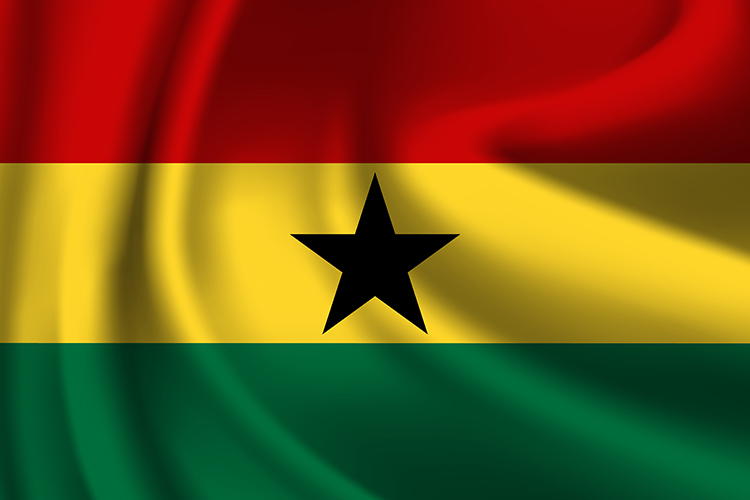 seleccion de ghana y su bandera